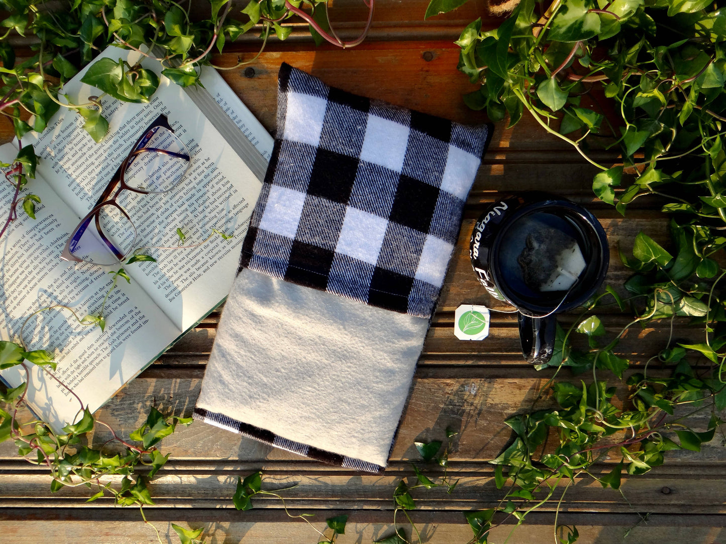 Washable Microwavable Reusable Heating Pad Buffalo Plaid