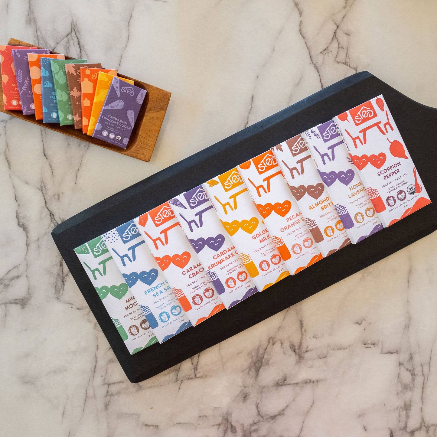 Pecan Orange Spice 2 oz Chocolate Bar