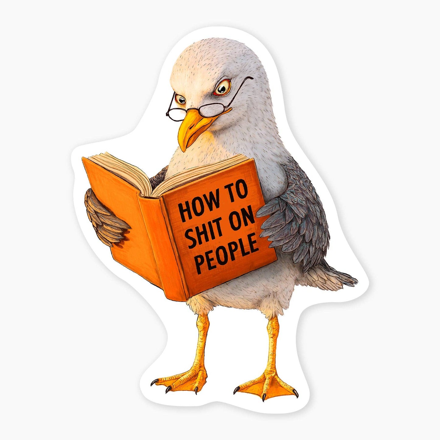 How to Shit on People- 3" Art Sticker