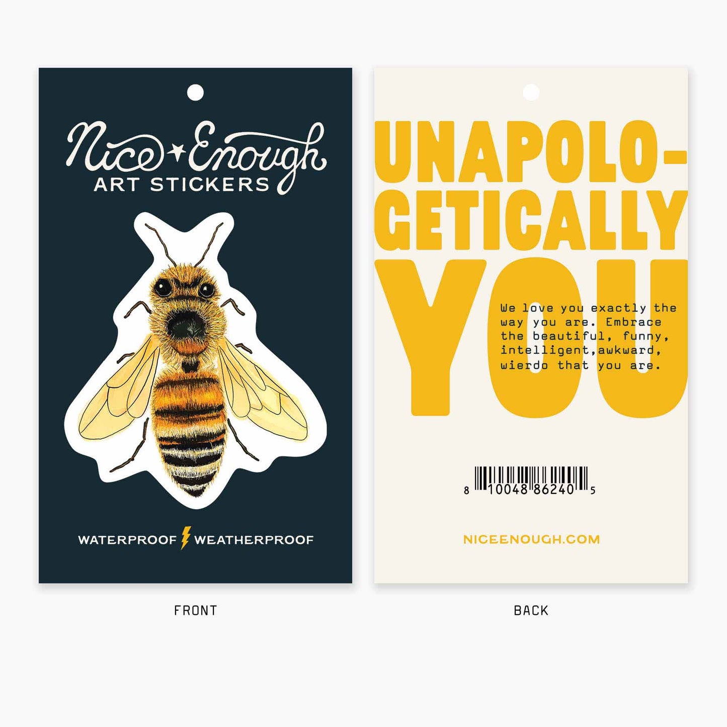 Bee - 3" Art Sticker