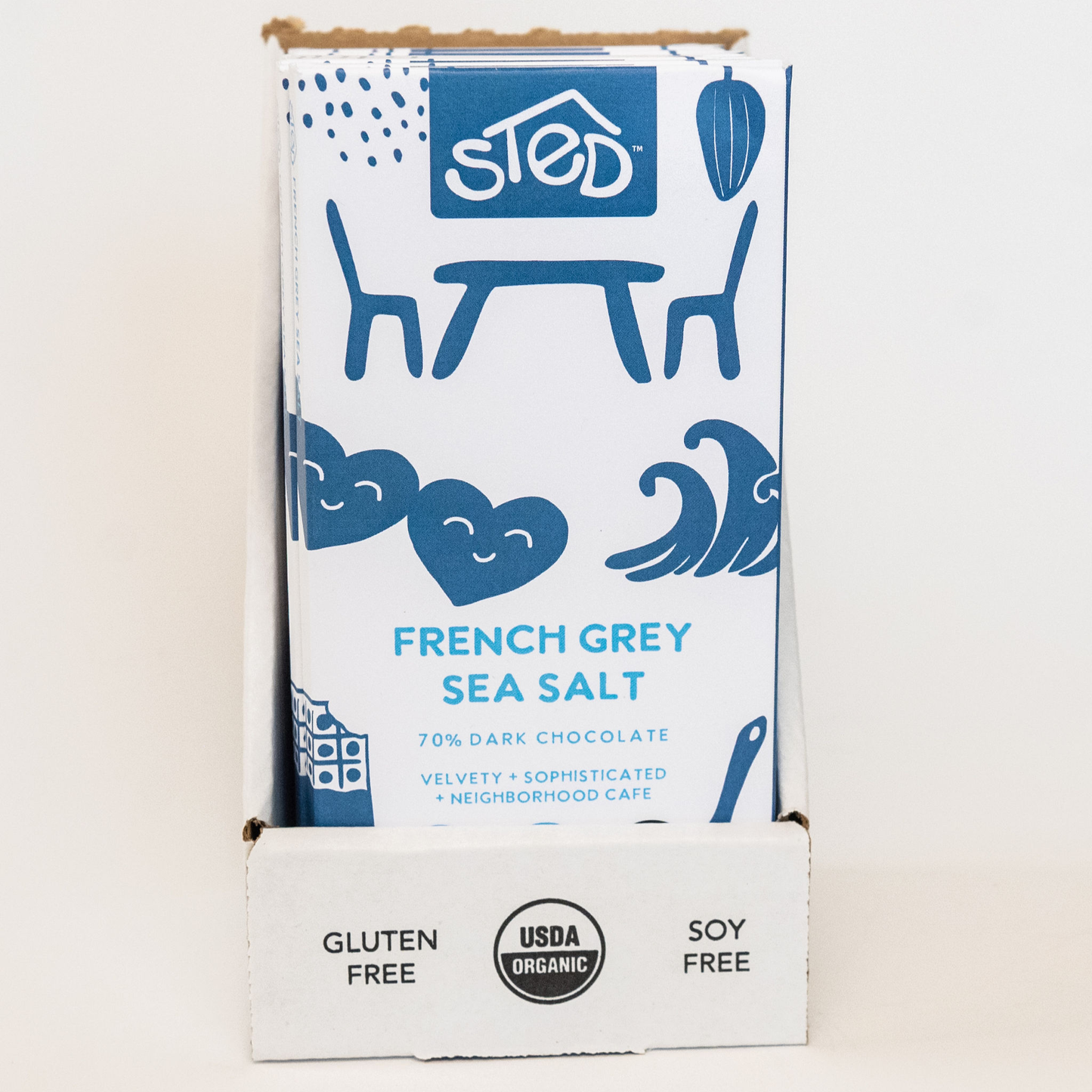 French Grey Sea Salt 2 oz Chocolate Bar