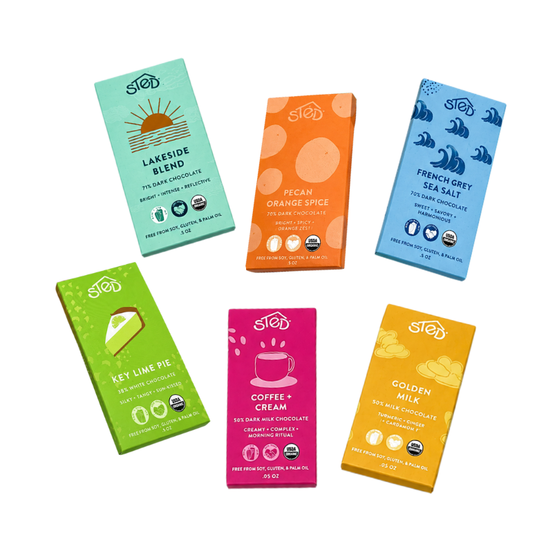 6 Mini Sted Bars Gift Pack