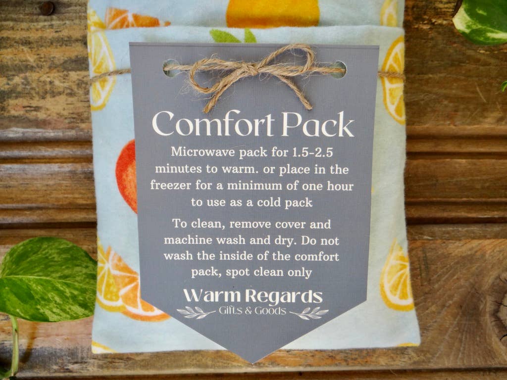 Washable Microwavable Heating Pad Hot Pack Spring Citrus