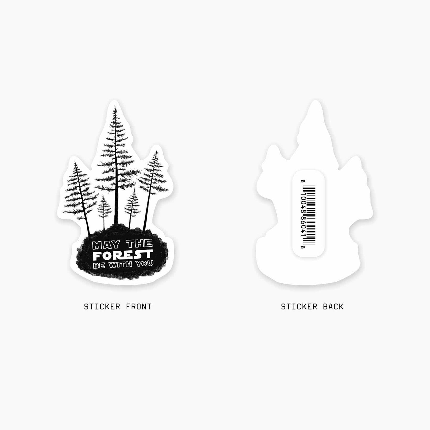 Forest Be - 3" Art Sticker