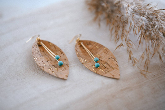 Boho Luxe Beaded Teardrop Earrings