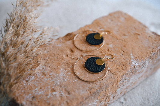 Boho Luxe Layered Hoop Earrings