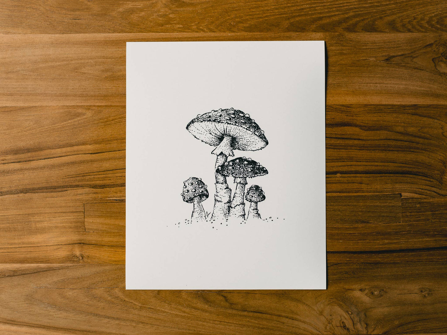Botanical Mushroom Giclée 8x10 Art Print