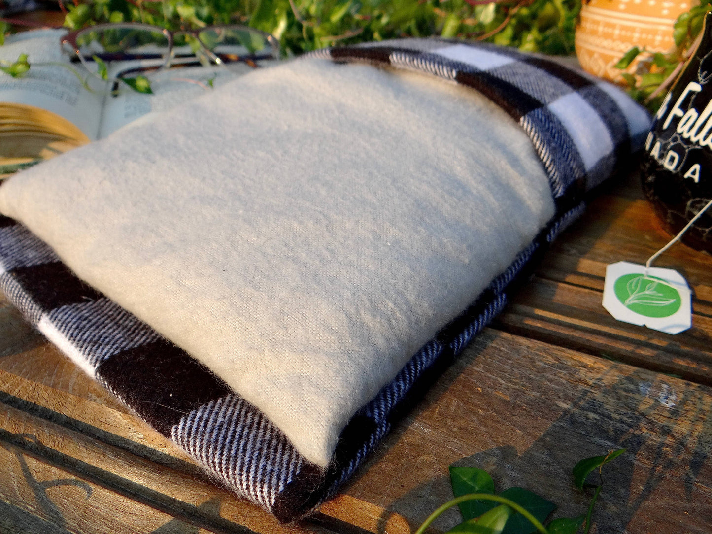 Washable Microwavable Reusable Heating Pad Buffalo Plaid
