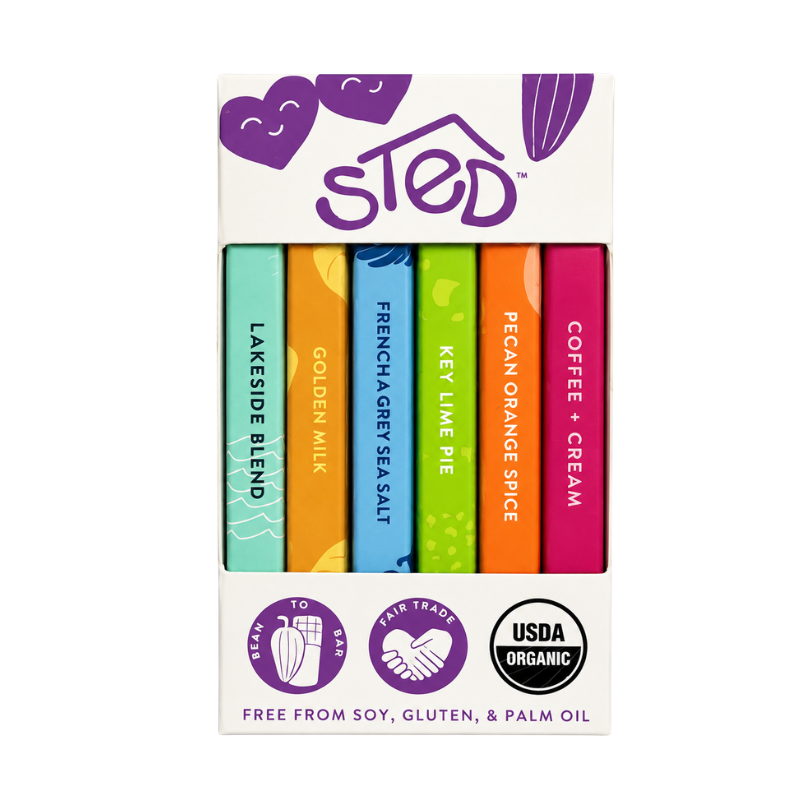 6 Mini Sted Bars Gift Pack