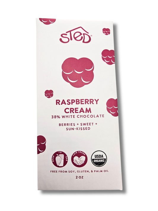 Raspberry Cream 2 oz. White Chocolate Bar