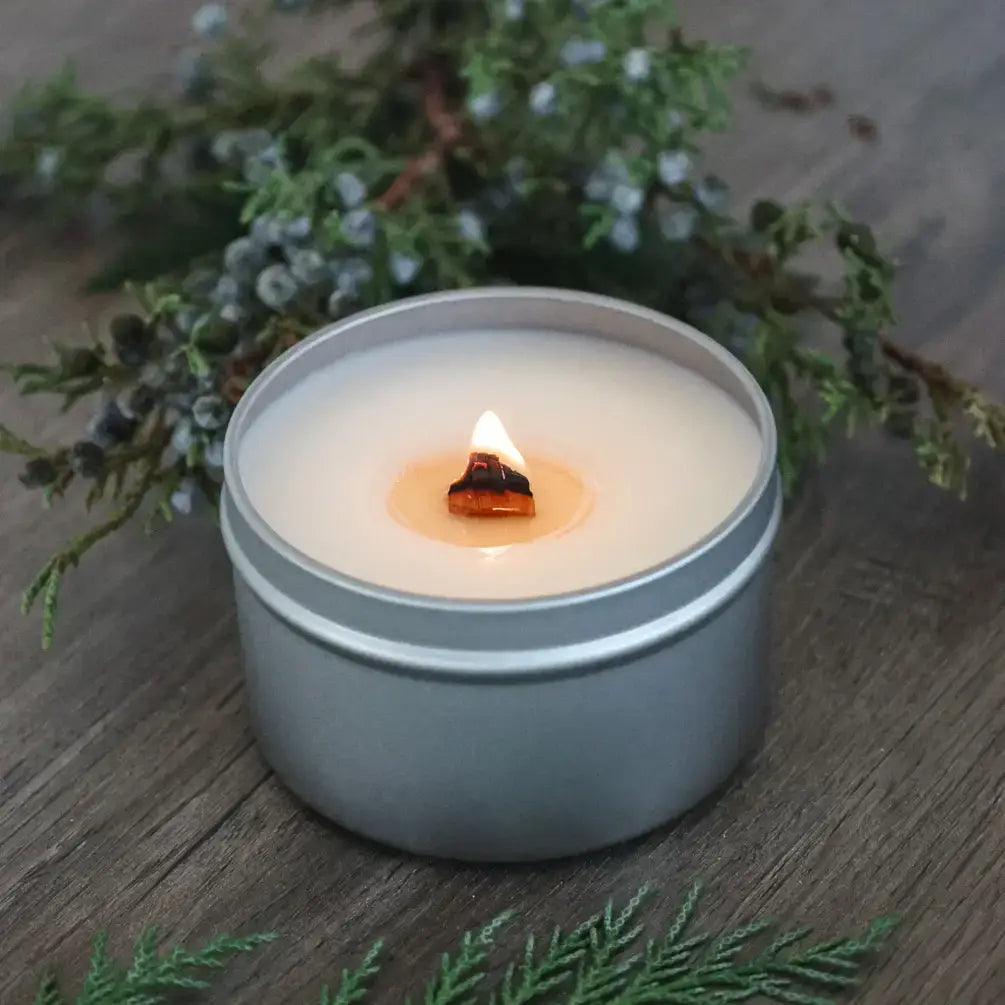 Black Flame | Wood Wick Candle