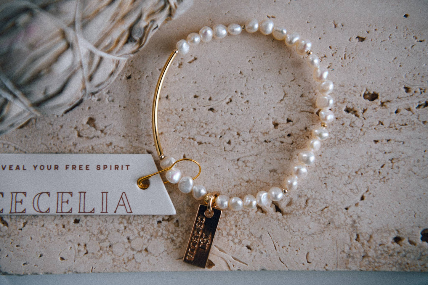 Elegant Pearl Beaded Bracelet