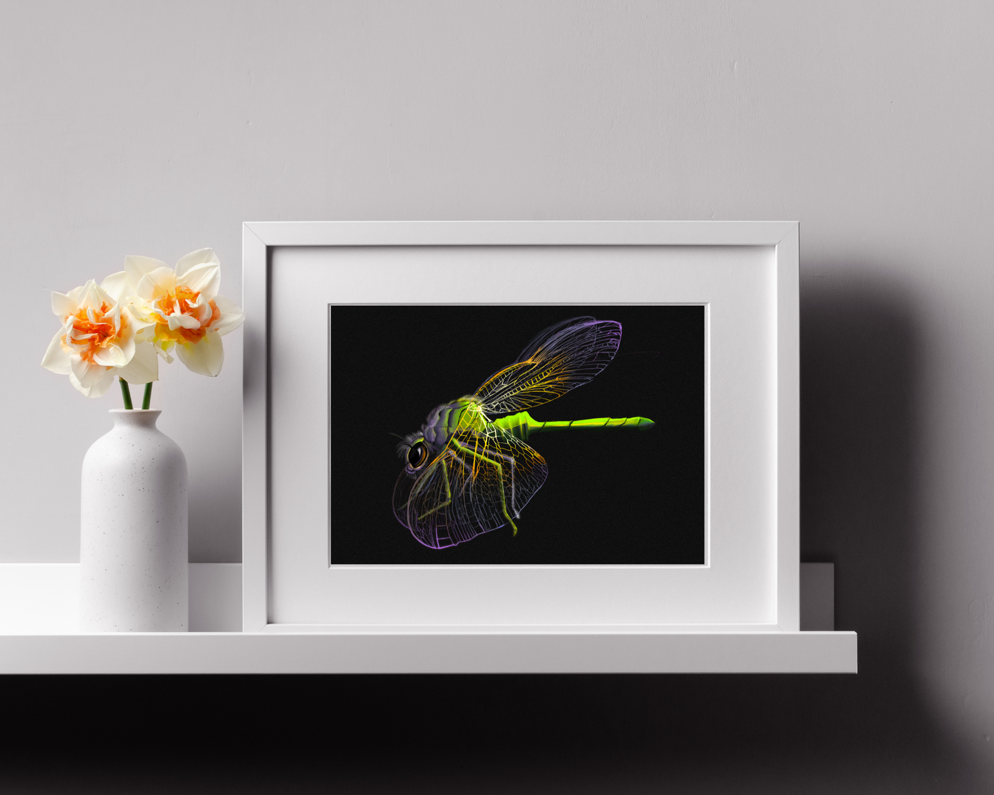 Dragonfly Art Print 8x10