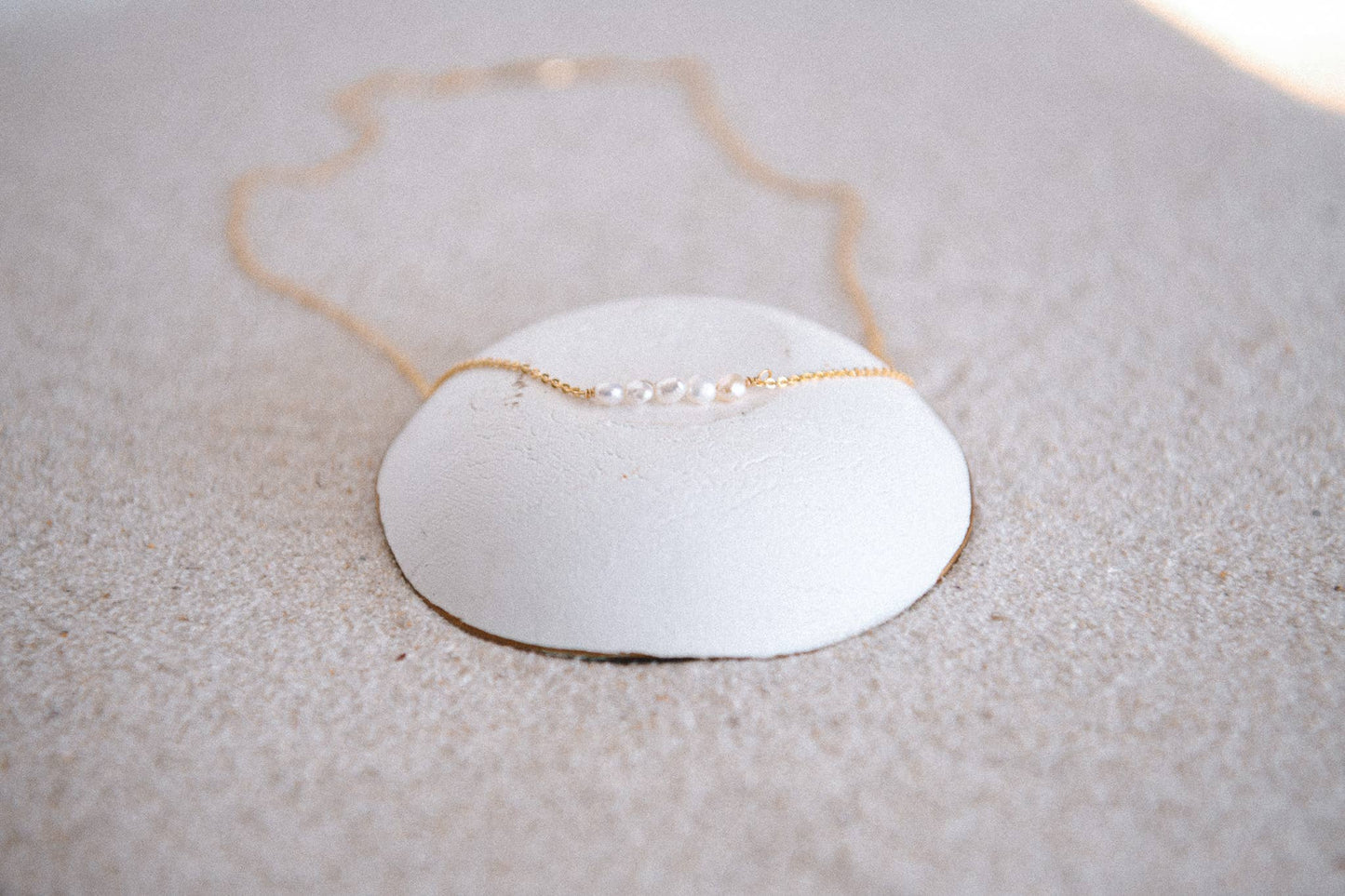 Freshwater Pearl 14K Gold Plated Necklace