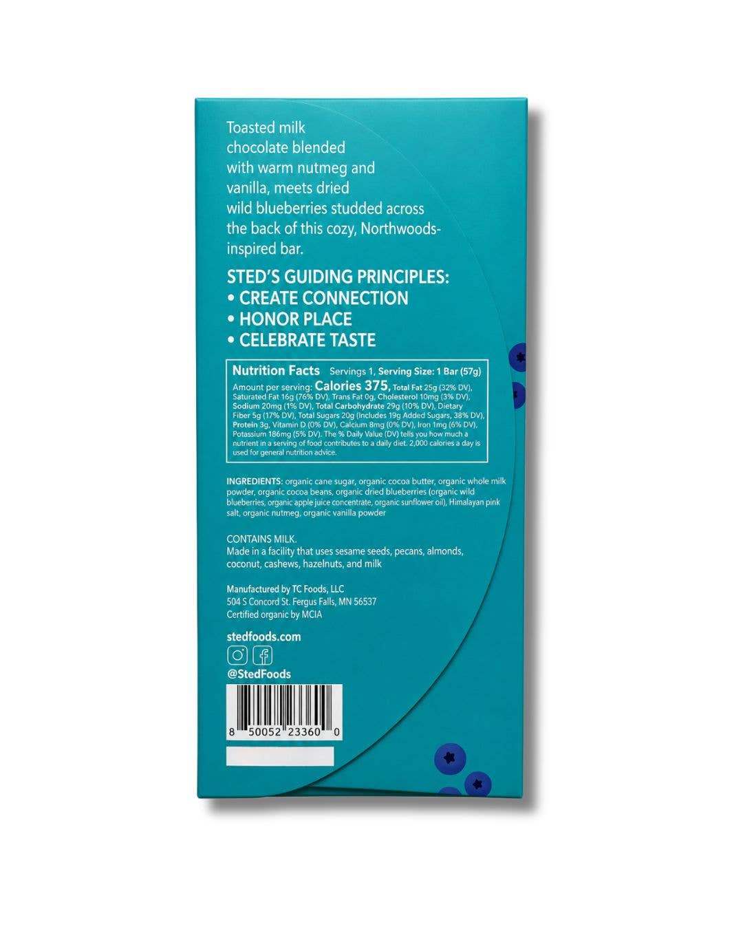 Babe's Blue Bar 2 oz. Chocolate Bar