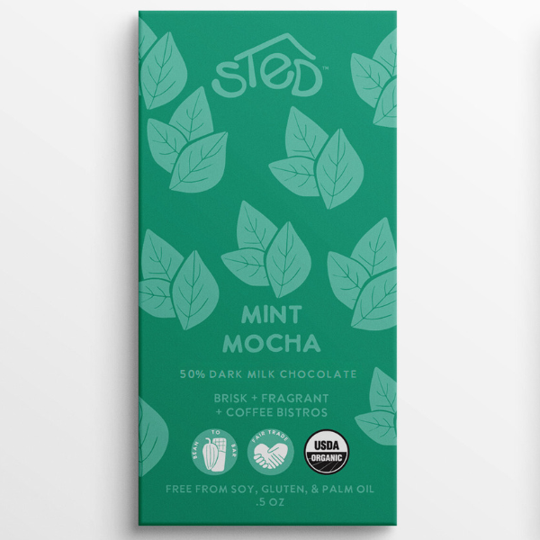 Mini Mint Mocha .5 oz Chocolate Bar