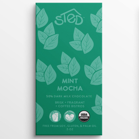 Mini Mint Mocha .5 oz Chocolate Bar