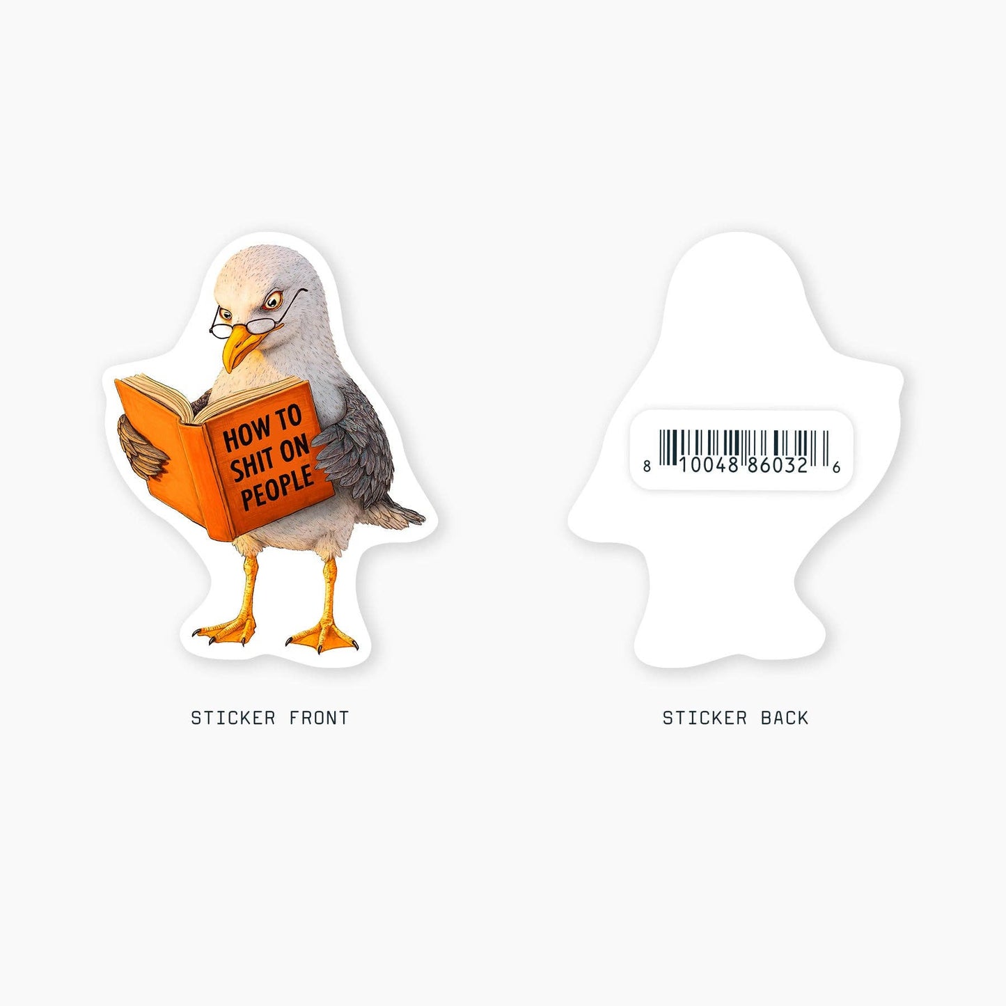 How to Shit on People- 3" Art Sticker