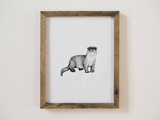 Otter Giclée 8x10 Art Print