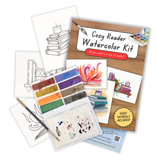 Cozy Reader Watercolor Kit
