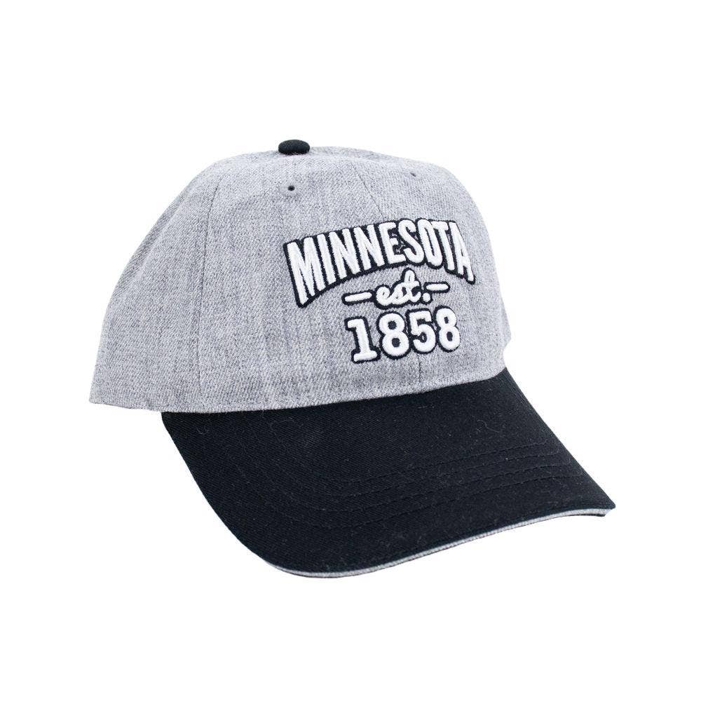 Minnesota 1858 Grey/Blk Hat