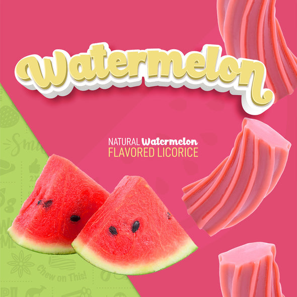 Minis Watermelon Licorice 3.5oz.
