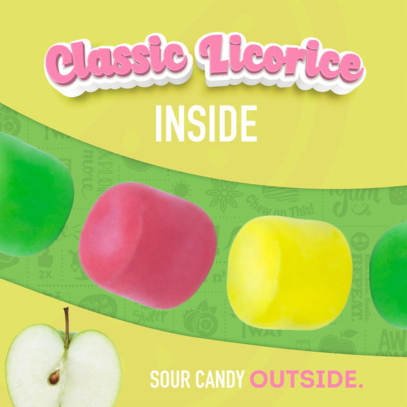 Minis Sourrageous Licorice 3oz.