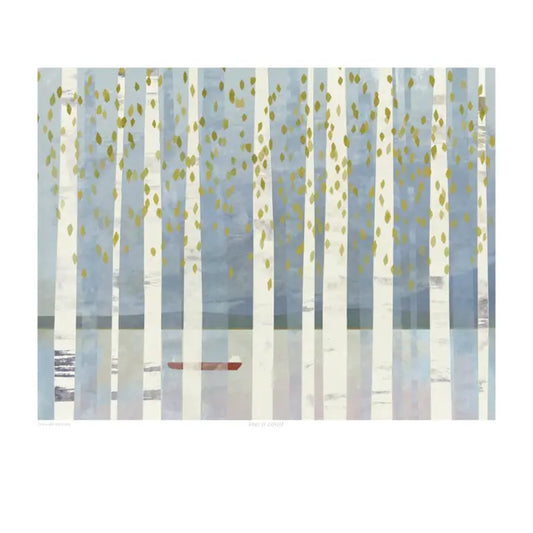 Birch Loom, 11" x 14" Illustrated Print