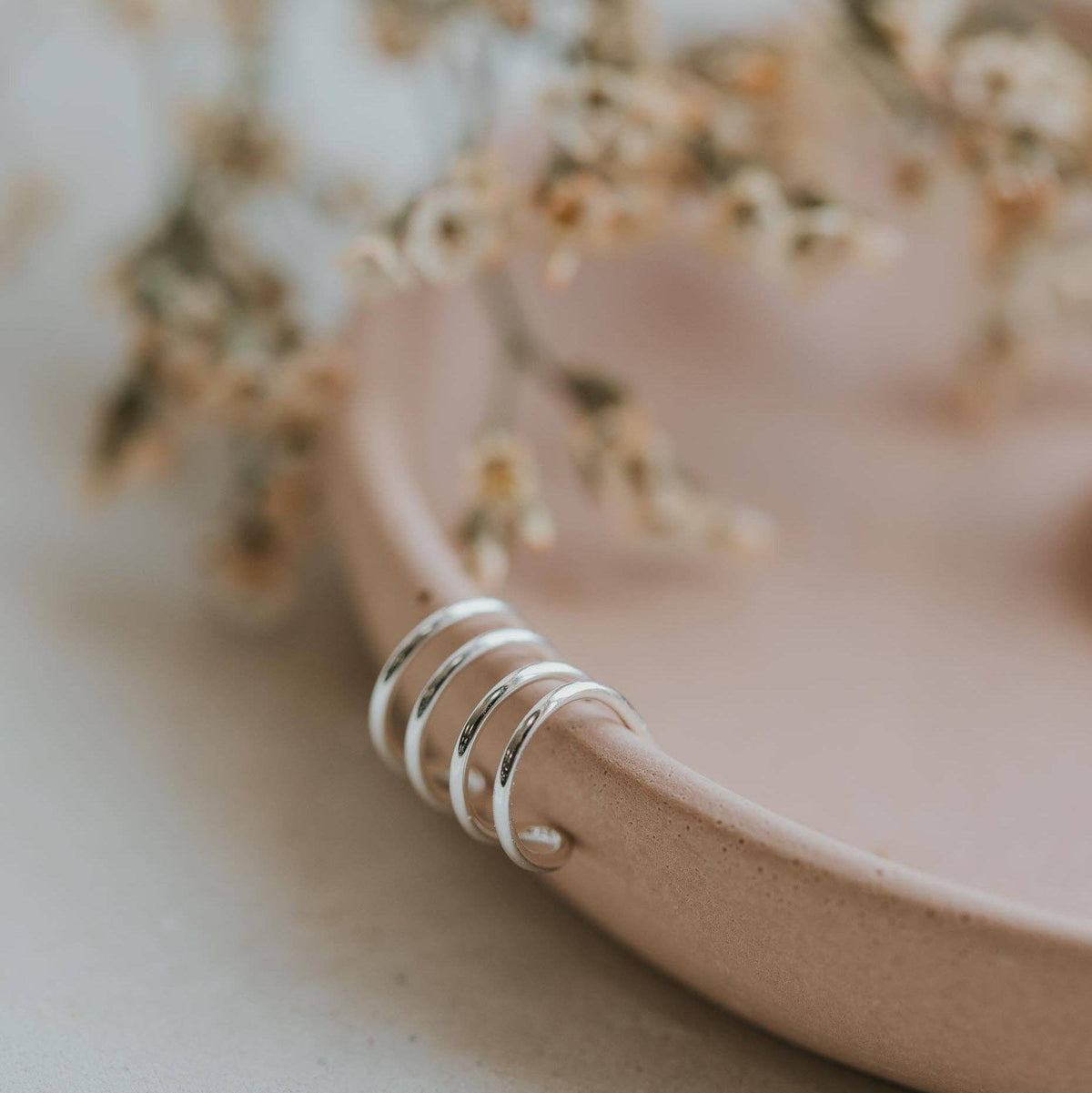 Double Up Posts | 8MM / Sterling Silver