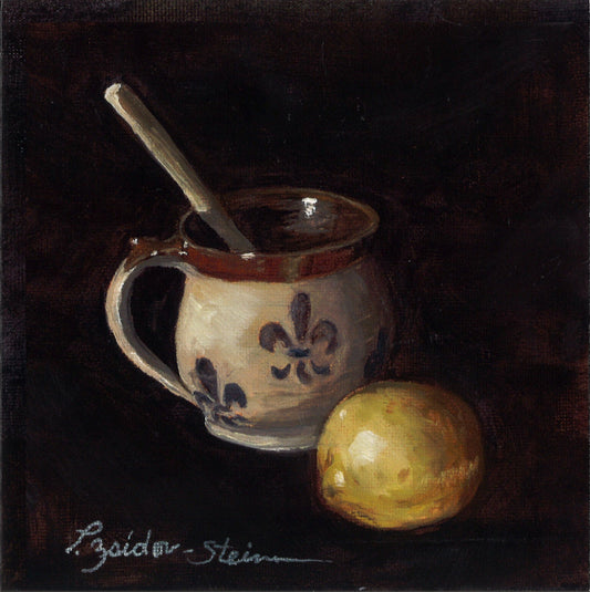 Fleur de Lis Mug Greeting Card