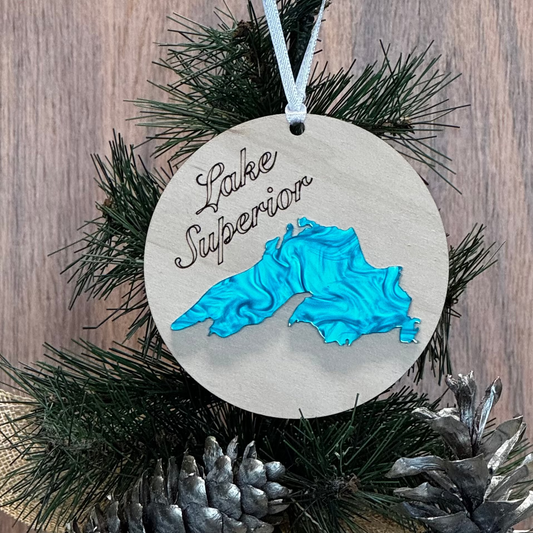 Lake Superior Circle Ornament