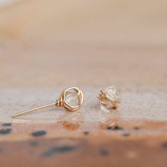 Herkimer Diamond Studs