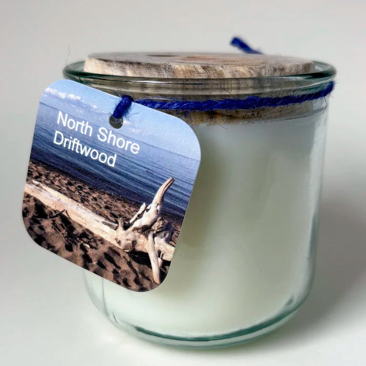 North Shore Driftwood Natural Coconut Wax Candle