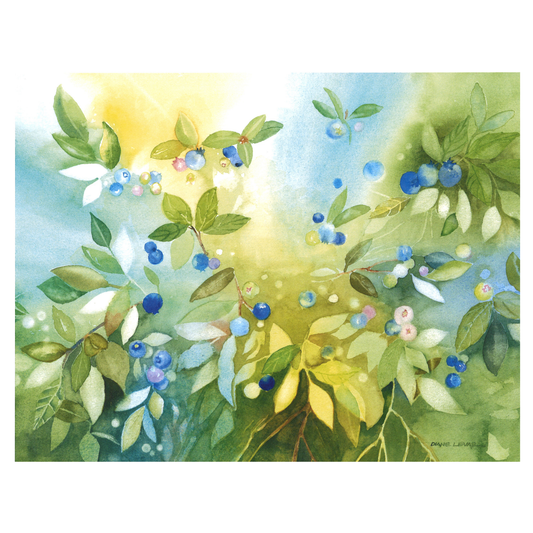 First Picking Watercolor Print