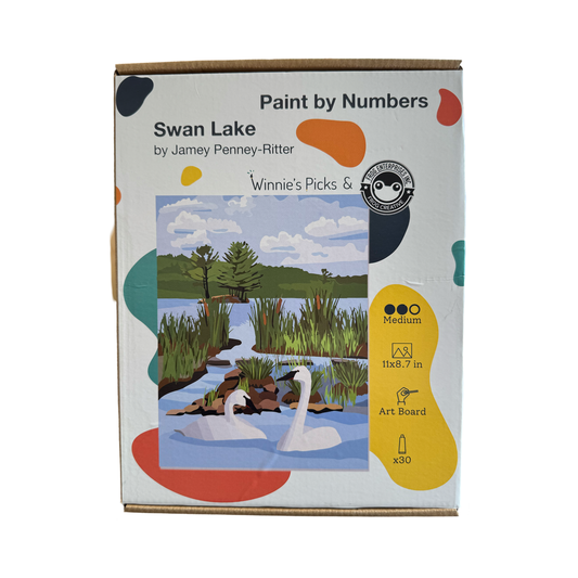 Swan Lake Paint by Numbers Kit