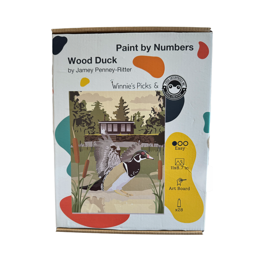 Wood Duck Paint by Numbers Kit