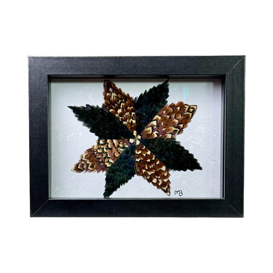 The Northwoods Pine Star Feather Art