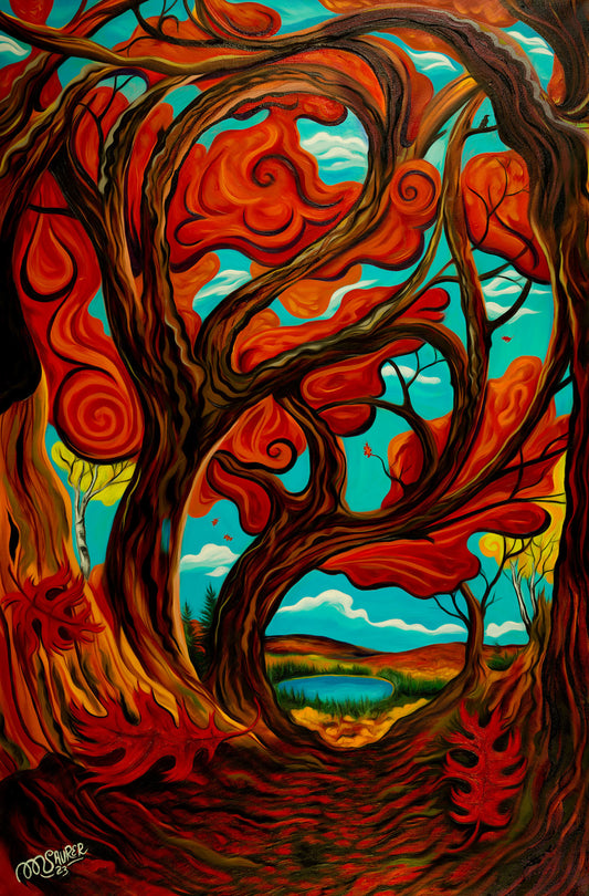 Oberg Mountain Loop- Superior Hiking Trail Print