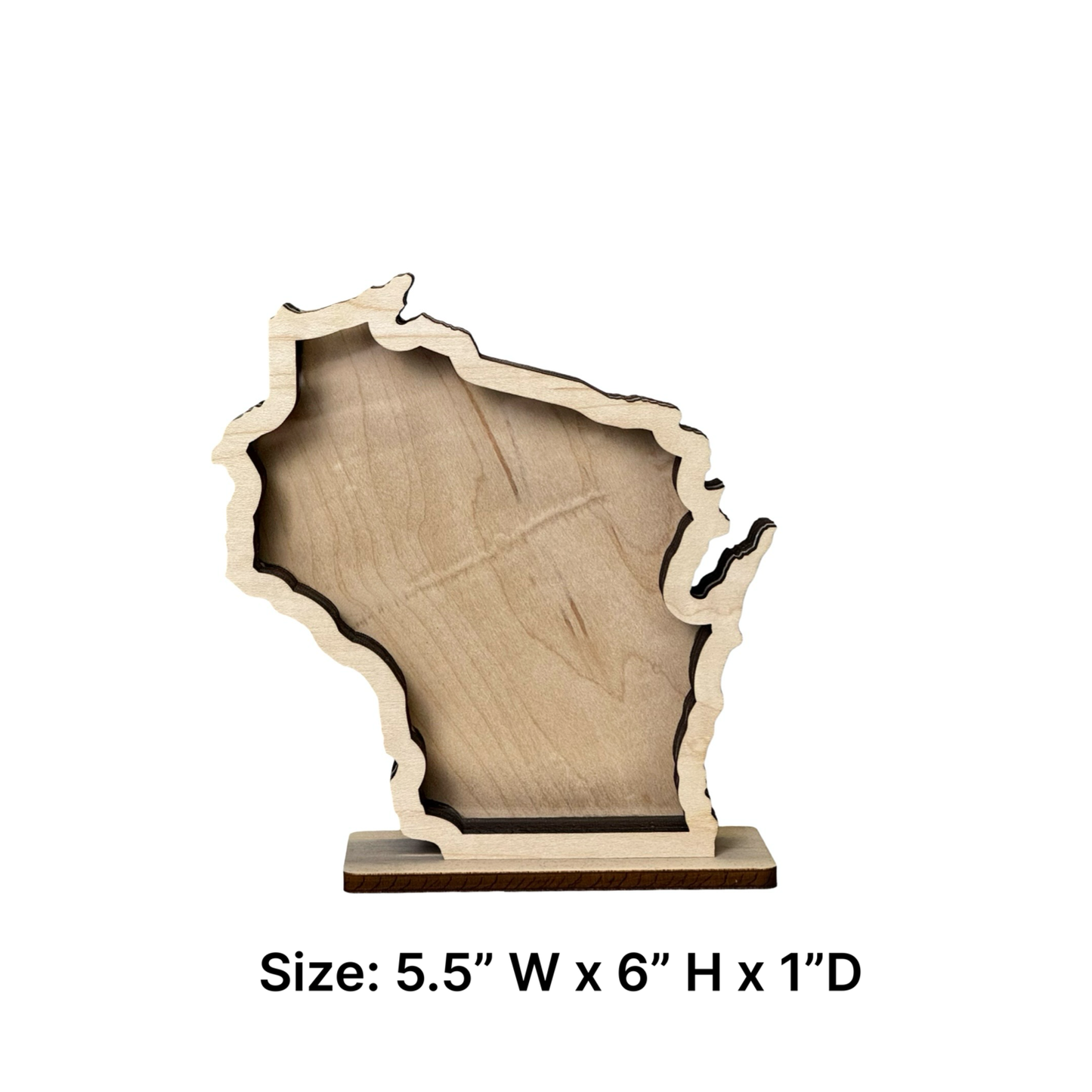 Large Wisconsin Shadow Box