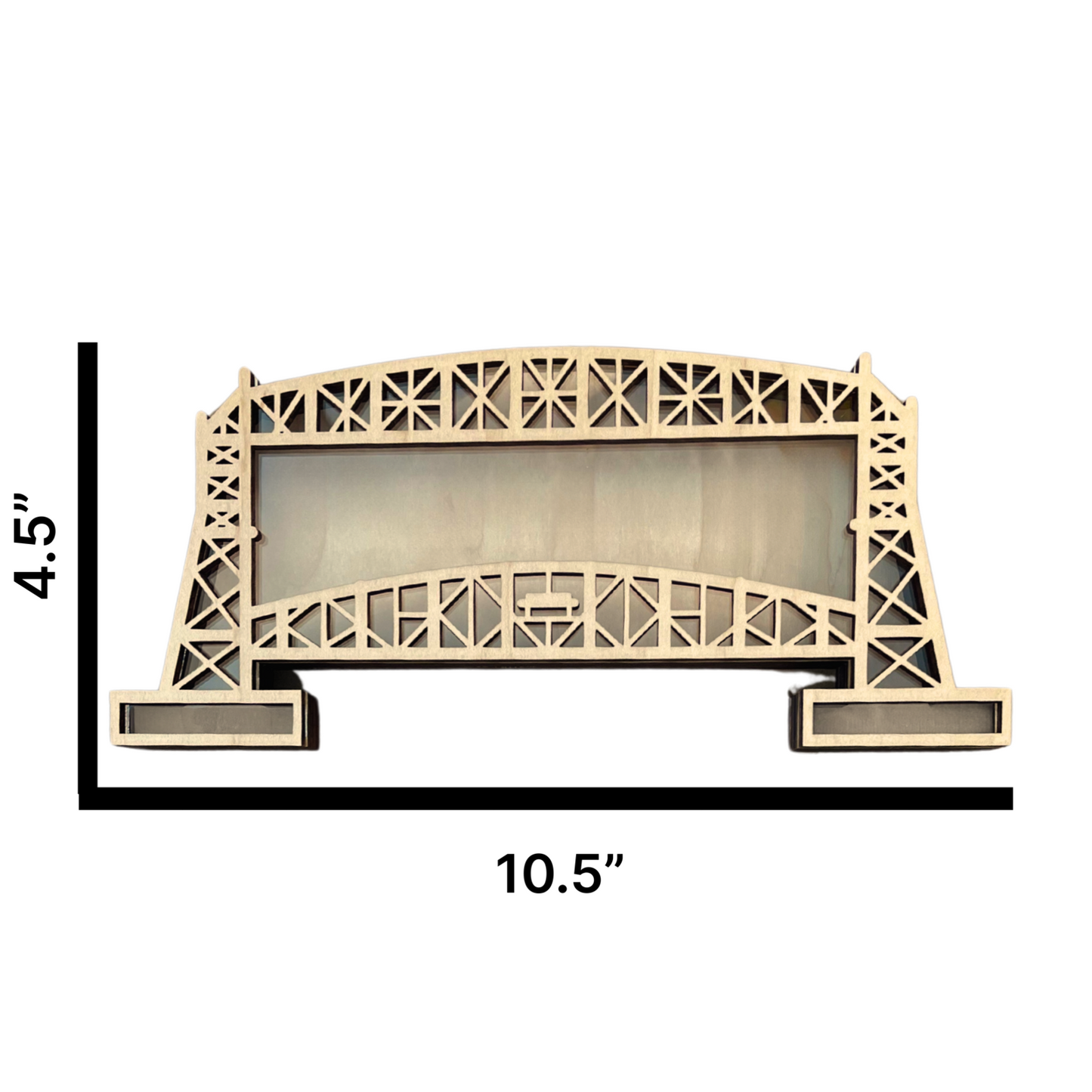 Aerial Lift Bridge Shadow Box