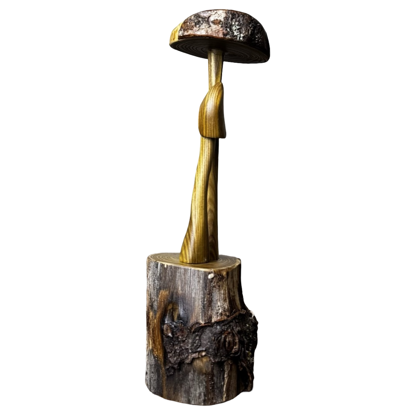 Mushroom Duo on Platform (Sumac)