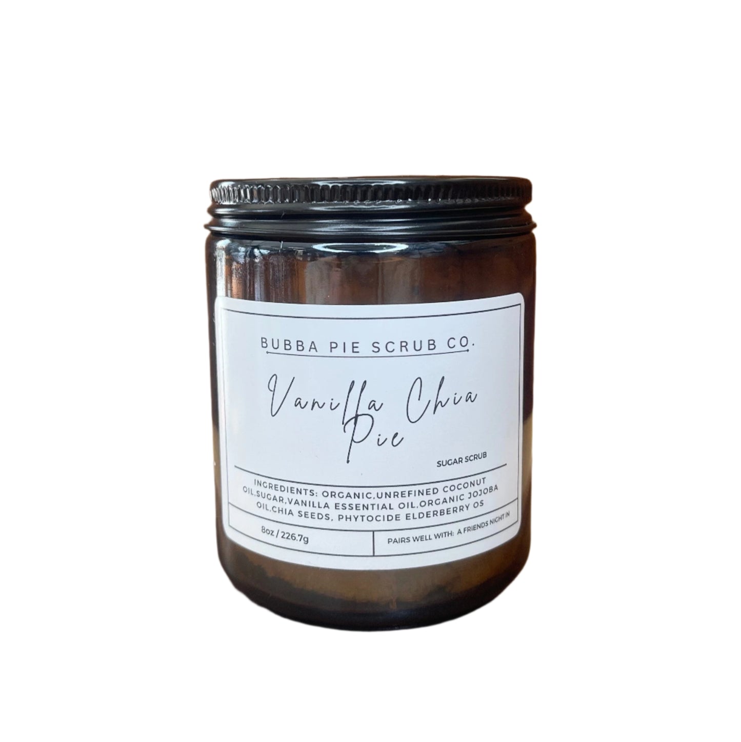 Vanilla Chia Pie Sugar Scrub