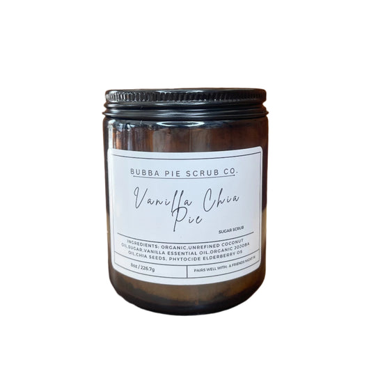 Vanilla Chia Pie Sugar Scrub