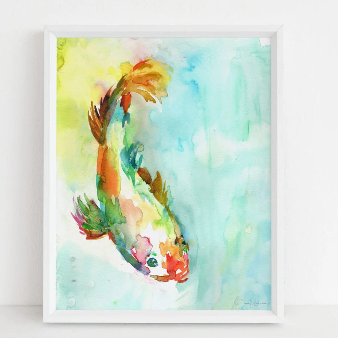 "Dreams of Koi" Koi Fish Giclée print: 8" x 10"
