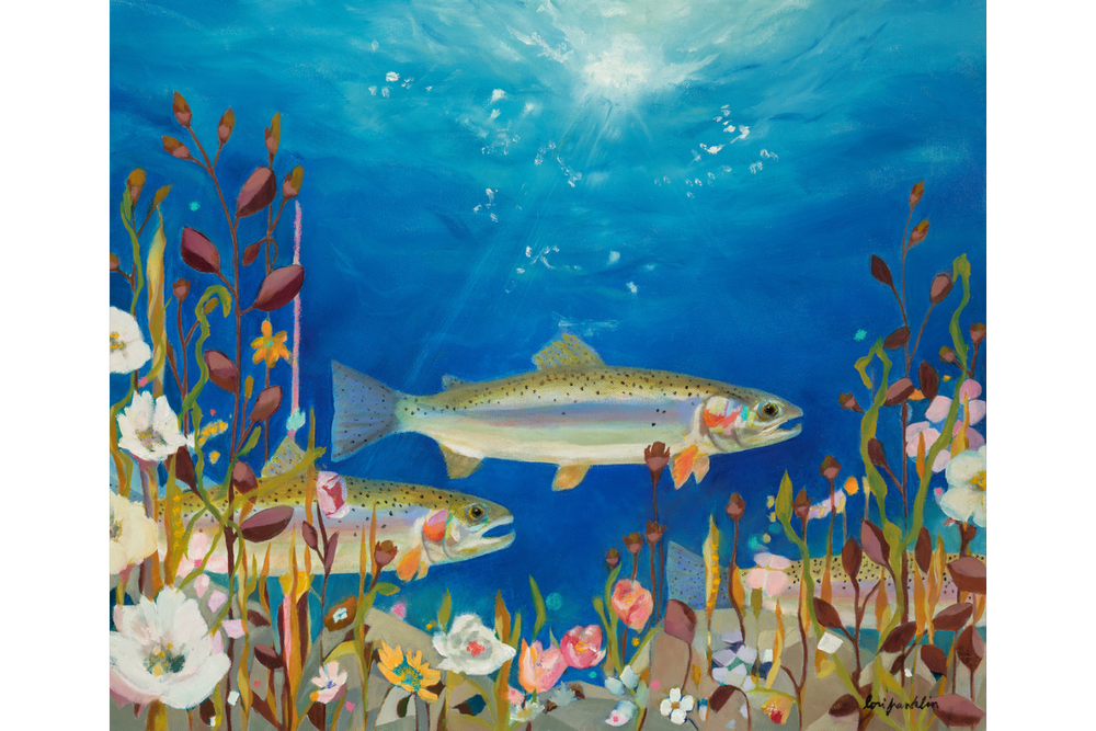 Lake Superior Garden Party Canvas Giclee Print