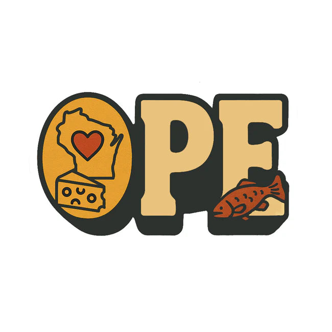"OPE" Wisconsin | Vinyl Waterproof Sticker