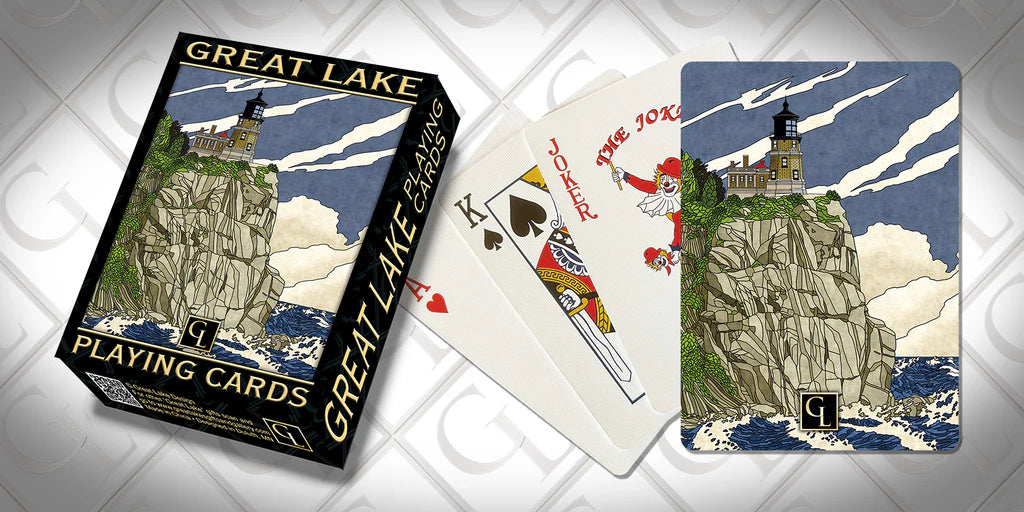 Great Lake Split Rock Playing Cards