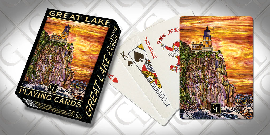Great Lake Split Rock Playing Cards
