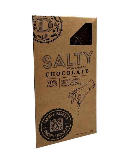 Salty Guatemalan Chocolate Bar 2 oz.