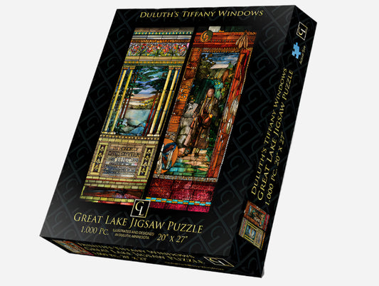 Duluth's Tiffany Stained Glass Windows 1,000 Piece Jigsaw Puzzle